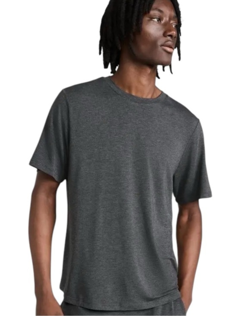 Eberjey Charcoal Gray Relaxed Crewneck Lounge Sleep T Shirt XL